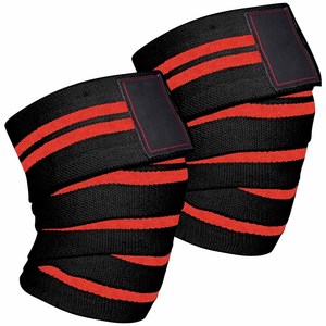 High Quality Elastic <b>Knee</b> Wraps For Weight Training Gym Workout Squat Support Compression Fitness <b>Exercise</b> Equipment - Product Image 1