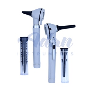 Otoscope vétérinaire multifonctionnel de haute qualité à fibre optique LED, portable et de poche, pour l'examen des oreilles des animaux et des humains - Product Image 2