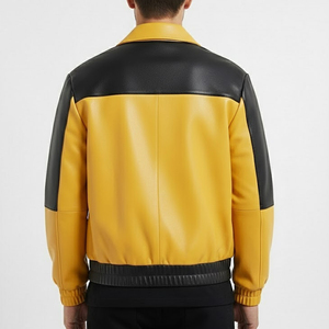 Genuine Sheep <b>Leather</b> Animal Skin <b>Leather</b> <b>Jacket</b> For Men Style Unique <b>Real</b> <b>Leather</b> <b>Jacket</b> For Men Motorcycle Winter <b>Jacket</b> Men - Product Image 2