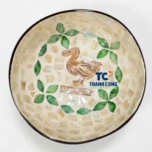 Cáscara de Coco Lacada a Mano con Diseño de Pájaro Dodo, Ideal para Recuerdos de Mauricio, Gran Venta - Product Image 1