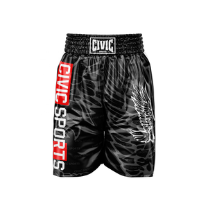 Pantalones cortos profesionales de Muay Thai hechos a medida, fábrica al por mayor, ropa de artes marciales de boxeo simple - Product Image 6