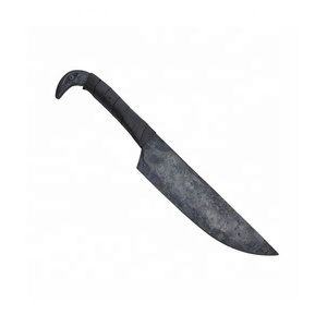 Couteau Viking corbeau à lame en acier au carbone forgé à la main de vente chaude, couteau médiéval avec poignée en cuir et gaine en cuir - Product Image 1