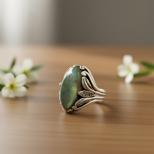 12.0 Grams Fine <b>Labradorite</b> <b>Ring</b> - Product Image 3