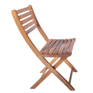 Ensemble de bistrot pliant rond en bois de qualité supérieure meubles de salle à manger d'extérieur portables pour patios balcons cafés fabriqués au Vietnam - Product Image 3