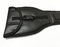 Étui de transport pour épée des Chevaliers Templiers maçonniques, en cuir noir, léger, rembourré, avec fermeture à boucle, pour Noël