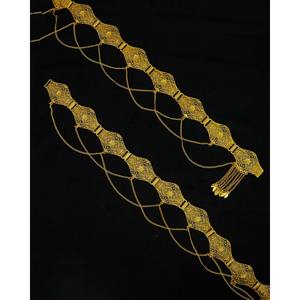 Latest & Classic Design <b>Gold</b> Plated Women Trending Body Chain Waist <b>Belt</b> Cutwork Kamarband Bridal Belly Chain Ethnic Party Wear - Product Image 5