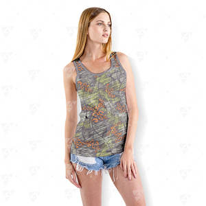 Débardeur sans manches personnalisé à coupe ample, respirant et à séchage rapide pour hommes, idéal pour l'entraînement et la gym - Product Image 2