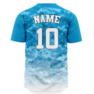 Maillot de baseball d'équipe personnalisé avec logo, respirant et grande taille, impression par sublimation, uniforme avec design gratuit - Product Image 2