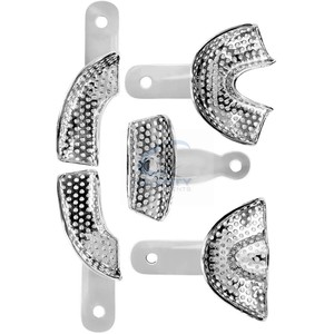 CLASTY INSTRUMENTS Porte-empreintes dentaires partielles sectionnelles en acier inoxydable, réutilisables, autoclavables, pour arcades supérieure et inférieure, Instrument CE - Product Image 4