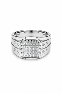 Anillo de Moissanita en Plata de Ley 92.5 KLSR-12334 - Product Image 2