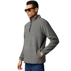 Men's Warm Fleece Quarter Zip <b>Jacket</b> Custom Lightweight Outdoor Sports <b>Jacket</b> Soft Pullover Training <b>Running</b> <b>Winter</b> Activewear - Product Image 3