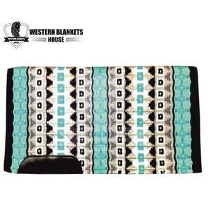 Nouvelle tapisserie de selle western classique en laine de Nouvelle-Zélande, tissée à la main, de qualité professionnelle, pour l'entraînement, 100% neuve - Product Image 2
