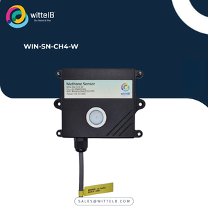 WIN-SN-CH4-W เซ็นเซอร์ก๊าซมีเทน องค์ประกอบเคมีไฟฟ้า WiFi เครื่องตรวจจับ CH4 แบบไร้สาย ความแม่นยำสูงสำหรับการตรวจสอบก๊าซอุตสาหกรรม - Product Image 1