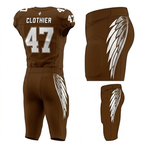 Ensemble maillot et pantalon de football américain de haute qualité, conçu pour les académies sportives, les clubs, les entraînements d'équipe et les ligues. - Product Image 3