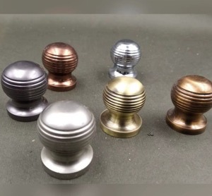 Wholesale Eco-Friendly Ribbed Spherical Aluminum Cabinet Knobs Bulk <b>Drawer</b> <b>Pulls</b> Furniture Handles for Kitchen Factory Direct - Product Image 3