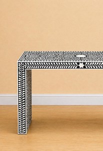 Handmade Bone inlay floral pattern <b>console</b> <b>table</b> - Product Image 4