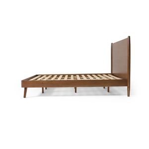 Letto a piattaforma Cohron Cali King in legno massello, collezione di letti in legno realizzati a mano - Product Image 6