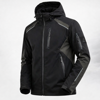Veste Softshell Imperméable et Coupe-Vent pour Hommes en Spandex/Polyester, Idéale pour la Randonnée et les Vêtements de Travail en Plein Air