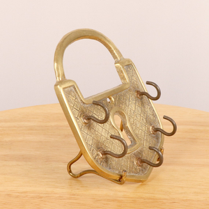 Vintage Metal <b>Wall</b> Mounted Key Holder with 6 Hooks Decorative Key Rack Entryway Coat Hat Bag Hanger Home Office Decor Wholesale - Product Image 5
