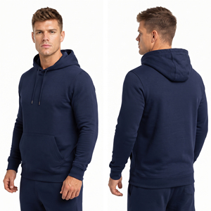 100% Cotton <b>Men</b> Pullover Hoodie Regular Fit <b>Men</b> <b>Hooded</b> Sweatshirt Eco-Friendly Causal Hoodies <b>Men</b> Front Pocket <b>Hooded</b> Sweat <b>Top</b> - Product Image 3