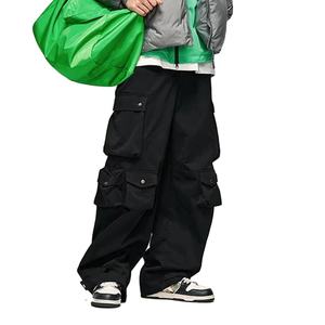 Pantalon cargo ample tendance unisexe 3D multi-poches, style designer, style streetwear, pantalon ample pour homme, design personnalisé - Product Image 1