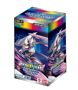 Digimon TCG Reboot Booster Rising Wind Booster Box 24 Paquetes Sellado de Fábrica Coreano Cartas Coleccionables Anime Venta al por Mayor - Product Image 1