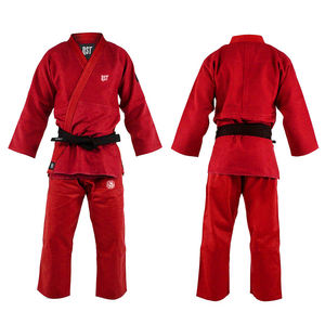 Uniforme de artes marciales de alta calidad Bjj GI Jiu Jitsu, uniforme de Judo Gi de algodón 100% de alta calidad, uniforme de Judo Unisex multicolor personalizado - Product Image 1