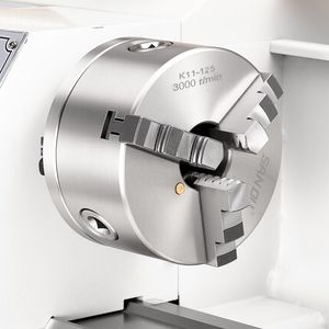 Tornio da banco di precisione 1250W brushless per metalli, 8.7 x 18 pollici, avanzamento automatico, 0-2500 RPM, per metallurgia - Product Image 2