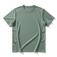 T-shirt de sport pour homme, coupe ajustée, tricoté, antibactérien, personnalisable, résistant aux odeurs, séchage rapide, respirant