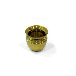 Kalash/Lota Religioso Tradicional Hecho a Mano, Chapado en Oro, de Cobre Puro Pulido, para Pooja, para Templo, Hogar, Boda, Uso Competitivo - Product Image 4