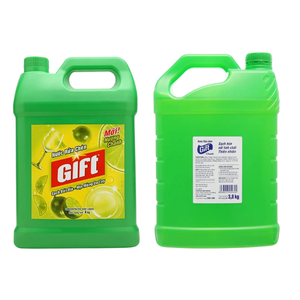 Jabón lavavajillas con aroma a limón 3.8Kg elimina la grasa de forma eficaz, dejando los platos limpios con un aroma fresco a limón. - Product Image 3
