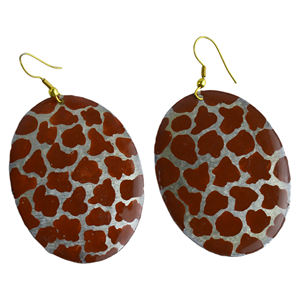 Pendientes de Joyería para Mujer de Diseño en Latón de Calidad Superior con Acabado Multicolor, Pendientes de Metal Sólido para Mujer - Product Image 1