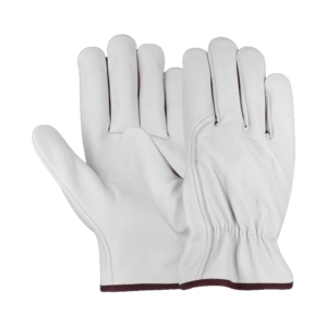 Whole Sale Cowhide Grain Leather <b>Driver</b> <b>Gloves</b> Industrial Safety Hand Protection Heavy Duty Abrasion Resistant Construction - Product Image 6