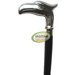 Bâton de marche/bâton de marche de style vintage fait à la main de qualité extrême avec une belle poignée d'aigle en laiton - Product Image 3