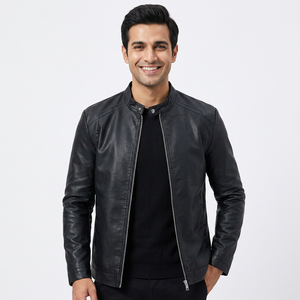 Inner Warm New Design <b>Winter</b> <b>Leather</b> <b>Jackets</b> OEM Service Outdoor Fashion Factory High Quality <b>Winter</b> <b>Leather</b> <b>jacket</b> for men - Product Image 3