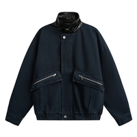 Veste vintage streetwear américaine à prix raisonnable, veste de printemps surdimensionnée multi-poches, veste de mode pour hommes