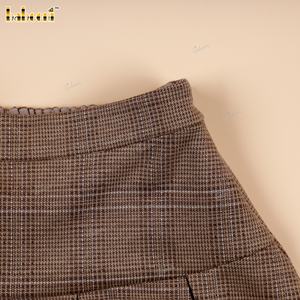 DR4490 – กระโปรงจีบผ้าทอสำหรับเด็กผู้หญิง ลายดอกไม้ ผ้าฝ้าย 100% ตกแต่งด้วยมือ เป็นมิตรกับสิ่งแวดล้อม ODM - DR4490 - Product Image 3