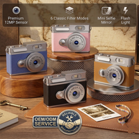 Mini appareil photo numérique de poche pour enfants, pour photos et vidéos, cadeau, vente au détail, fournisseur OEM, marque privée