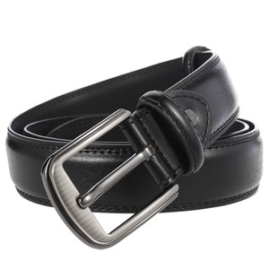 Ceintures en cuir de vachette pour hommes, design personnalisé par le fabricant, haute qualité, boucle en alliage, écologiques, respirantes, légères, style décontracté - Product Image 1