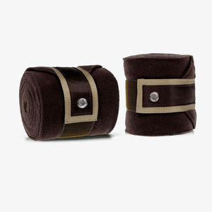 Vendas para Patas de Caballo para Polo, de Forro Polar Suave, Juego de 4, Cinco Colores: Gris, Rojo, Azul, Negro, Naranja, con Cierre de Gancho y Bucle - Product Image 1