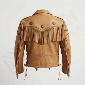 Collection Enfants : Vestes en Cuir Style Franges, Mode Rock, Vêtements de Protection pour Motard, Couleur Personnalisable - Product Image 2