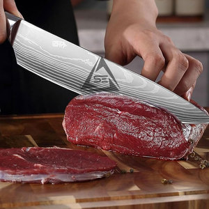 High Quality Eco Friendly Handmade Damascus Steel Chef <b>Knives</b> <b>Set</b> Wood Handles 67-Layer Construction Sustainable Durable Design - Product Image 6