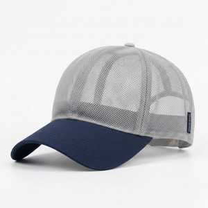 Premium Breathable Mesh Trucker Baseball Cap Adjustable Curved Brim Snapback <b>Hat</b> Casual Outdoor <b>Summer</b> Sports Headwear - Product Image 1