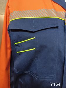 Ropa de Protección Química de Poliéster Resistente a Ácidos y Álcalis, Traje de Chaqueta y Pantalón de Manga Larga, Certificado Oeko-Tex - Product Image 3