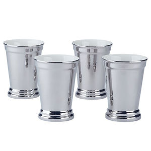 Vasos de cóctel con cuentas de acero inoxidable de la mejor calidad, plateados, para la fiesta del Kentucky Derby y el bar en casa a un precio razonable. - Product Image 1