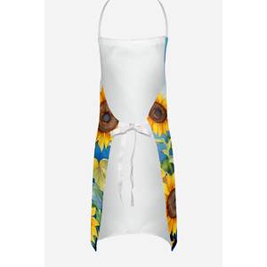 Unisex Large Multicolor Airedale Terrier Sunflowers <b>Apron</b> <b>for</b> Adults <b>for</b> Kitchen <b>Cooking</b> Baking Crafts Gardening Server - Product Image 4