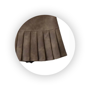 Jupe en cuir taille plus pour femme, style mini, très demandée, qualité supérieure, cuir respirant, prix attractif - Product Image 2