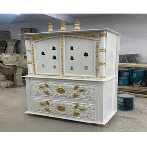 Templo de Madera Sagwan India a Precios de Mayoreo, Compre Templo de Madera de Teca Blanco Dorado, Templo de Madera Sagwan a Precios de Mayoreo en Australia - Product Image 1