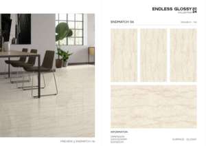 Azulejo de Porcelana Brillante de Gran Formato Premium 600x1200, Superficie Pulida, para Paredes y Pisos, Diseño Moderno para Interiores y Exteriores - Product Image 3