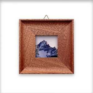 Little <b>Wooden</b> <b>Picture</b> <b>Frame</b> / Mahogany / Small and simple - Product Image 3